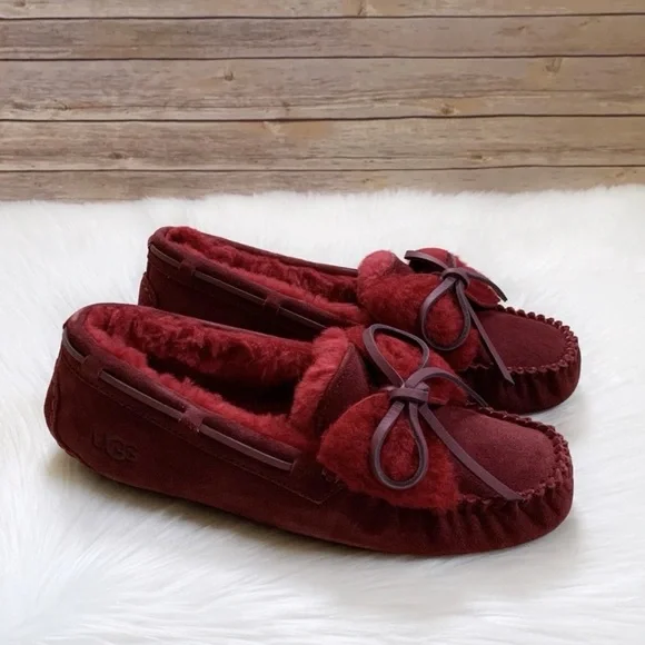 UGG | Shoes | Ugg Dakota Double Bow Kiss Suede Slippers UGG | Shoes | Ugg Dakota Double Bow Kiss Suede Slippers
